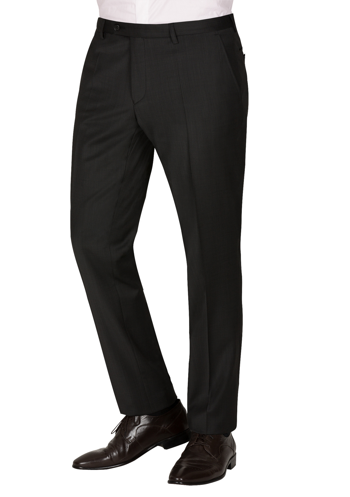Pánske čierne oblekové nohavice CLUB OF GENTS tailored fit Veľkosť: 48