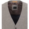 Pánska sivá bavlnená vesta VENTI regular fit (Veľkosť 50)