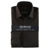 Pánska čierna funkčná bavlnená košeľa 24/Seven Luxor OLYMP, modern fit (Veľkosť 40 (M))