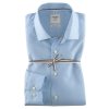 Pánska modrá smart business košeľa OLYMP body fit (Veľkosť 38 (S))