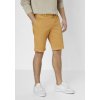 Pánske okrové bermudy s opaskom RED POINT (Veľkosť 31)