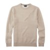 Pánsky béžový pulóver so štruktúrou OLYMP (Veľkosť L)