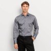 Pánska sivá Level 5 košeľa OLYMP body fit (Veľkosť 39 (M))