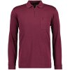 Pánska bordová softknit polokošeľa RAGMAN (Veľkosť L)