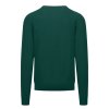 Pánsky zelený pulóver so štruktúrou FYNCH-HATTON (Veľkosť L)