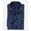 Pánska modrá vzorovaná košeľa Luxor OLYMP modern fit (Veľkosť 40 (M))