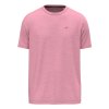 Pánske bavlnené ružové tričko so štruktúrou FYNCH-HATTON (Veľkosť L)