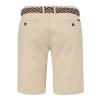 Pánske béžové bermudy s elastickým opaskom REDPOINT (Veľkosť 48)