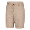 Pánske béžové bavlnené pásikavé bermudy s ľanom HATTRIC (Veľkosť 30)
