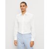 Pánska smotanovobiela elegantná košeľa s kvetovanou štruktúrou OLYMP body fit (Veľkosť 38 (S))