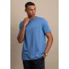 Pánske modré bavlnené tričko FYNCH-HATTON (Veľkosť L)