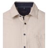 Pánska béžová bavlnená casual košeľa CASA MODA regular fit (Veľkosť L)