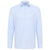 Pánska modrá Dynamic Cotton herringbone košeľa ETERNA modern fit (Veľkosť 40 (M))