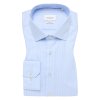 Pánska modrá Dynamic Cotton herringbone košeľa ETERNA modern fit (Veľkosť 40 (M))