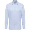 Pánska modrá košeľa so štruktúrou ETERNA modern fit (Veľkosť 40 (M))