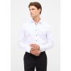 Pánska biela košeľa so štruktúrou ETERNA slim fit (Veľkosť 40 (M))