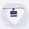 Pánska biela košeľa Luxor so štruktúrou OLYMP modern fit (Veľkosť 40 (M))