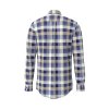 Pánska modrá flanelová károvaná košeľa FYNCH - HATTON (Veľkosť L)