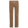 Pánske hnedé bavlnené nohavice REDPOINT mierne zoštíhlený strih (Veľkosť 31/32)
