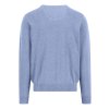 Pánsky svetlomodrý bavlnený pulóver FYNCH-HATTON (Veľkosť L)