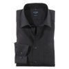 Pánska čierna košeľa Luxor OLYMP modern fit predĺžený rukáv (Veľkosť 46 (XXL))