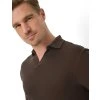 Pánska hnedá polokošeľa BRAX (Veľkosť L)