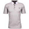 Pánska off-whitte polokošeľa button-down MONTE CARLO (Veľkosť L)