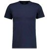 Pánske tmavomodré jersey elastické tričko RAGMAN (Veľkosť L)