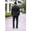 Pánsky čierny bi-stretch oblek CELIO slim fit
