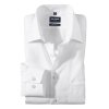 Pánska biela bavlnená Luxor košeľa OLYMP modern fit predĺžený rukáv (Veľkosť 37 (S))