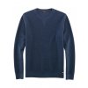 Pánsky modrý bavlnený pulóver OLYMP (Veľkosť L)