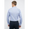Pánska modrá vzorovaná košeľa ETERNA slim fit (Veľkosť 39 (M))