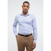 Pánska modrá vzorovaná košeľa ETERNA slim fit (Veľkosť 38 (S))