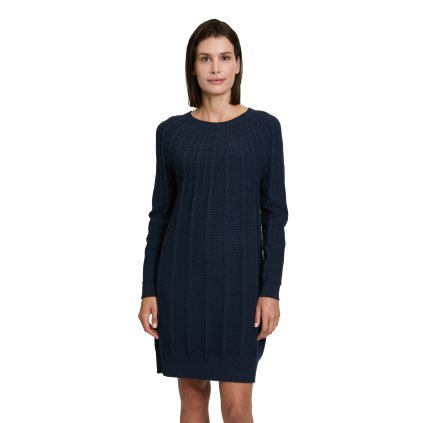 Dámske modré pletené šaty BETTY&CO (Veľkosť 36)