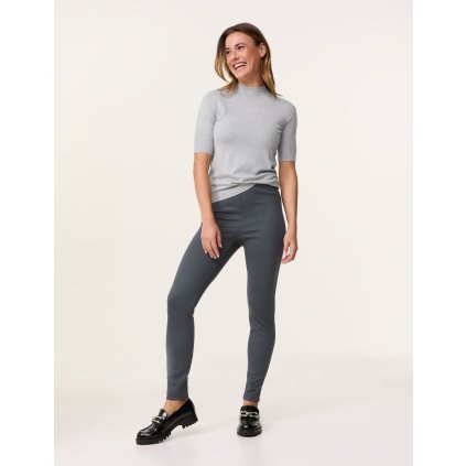 Dámske antracitové úzke elastické nohavice GERRY WEBER (Veľkosť 36)