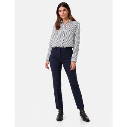 Dámske modré kostýmové elastické nohavice GERRY WEBER (Veľkosť 36)