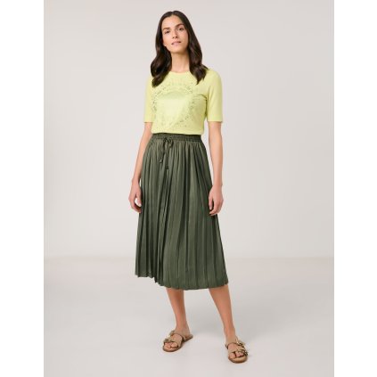 Dámska khaki zelená sukňa GERRY WEBER (Veľkosť 34)