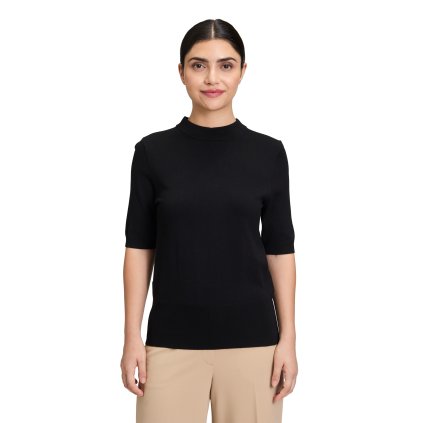 Dámsky čierny pulóver s krátkym rukávom BETTY BARCLAY (Veľkosť 36)