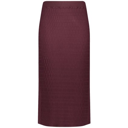 Dámska bordová pletená sukňa GERRY WEBER (Veľkosť 36)