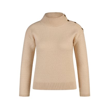 Dámsky béžový pulóver s vlnou RABE (Veľkosť 36)