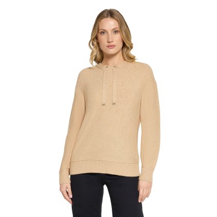 Dámsky pulóver vo farbe camel So COSY (Veľkosť 36)