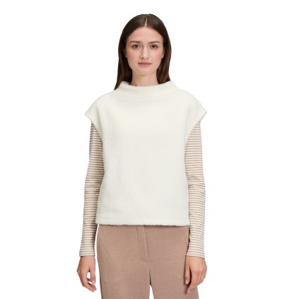 Dámska smotanová vesta BETTY&CO (Veľkosť L)