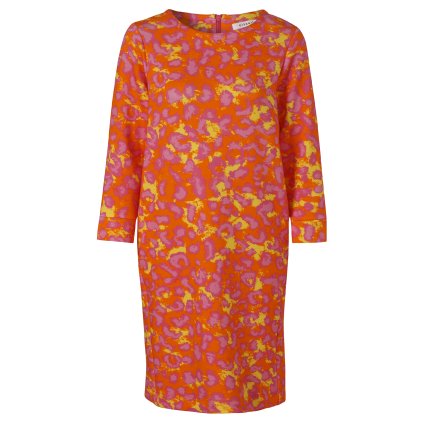 Dámske úpletové šaty v neónových farbách EISZEIT (Veľkosť 36)