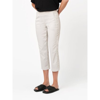 Dámske sivé letné 6/8 nohavice TONI (Veľkosť 38)