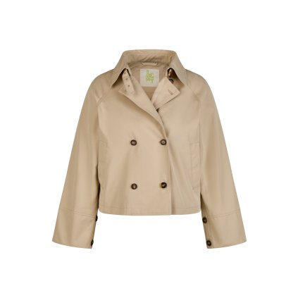 Dámska béžová krátka prechodná bunda LeCOMTE (Veľkosť 34)