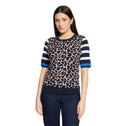 Dámsky vzorovaný pulóver set SO COSY (Veľkosť 36)