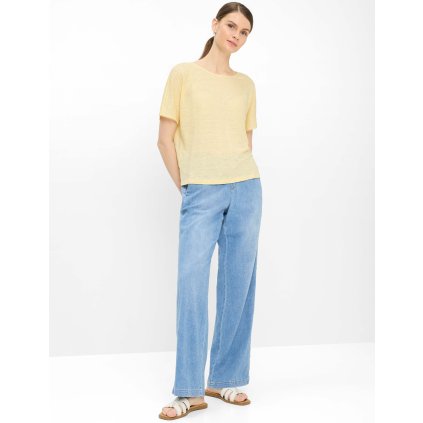 Dámske svetlé modré široké rifle Brax (Veľkosť 34)