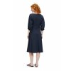 Dámske tmavomodré šaty ROBE LEGERE (Veľkosť 36)