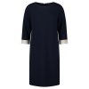 Dámske tmavomodré úpletové šaty BETTY BARCLAY (Veľkosť 36)