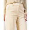 Dámske smotanové úpletové nohavice cord (Veľkosť 34)
